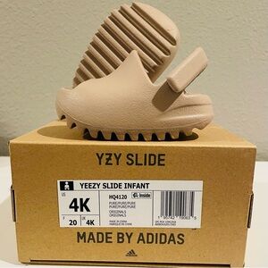 Yeezy Slide Infant Size 4 Pure